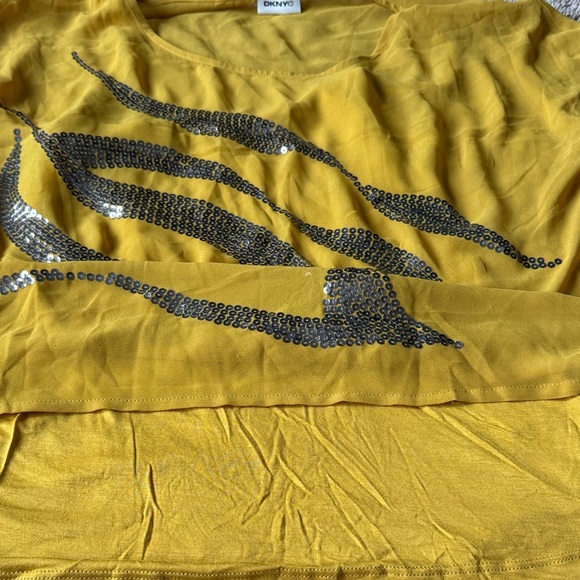 DKNYC Golden Yellow Blouse - Picture 5 of 5